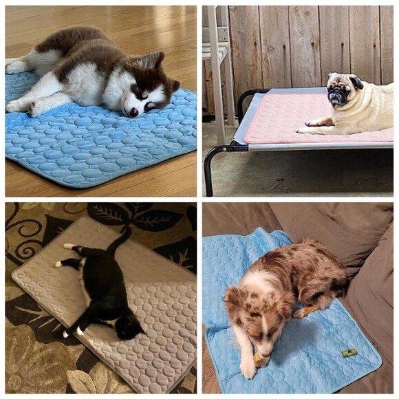 MICROCOSMOS Summer Cooling Mat & Sleeping Pad- Water Absorption Top. 40"×28" - Picture 4 of 7